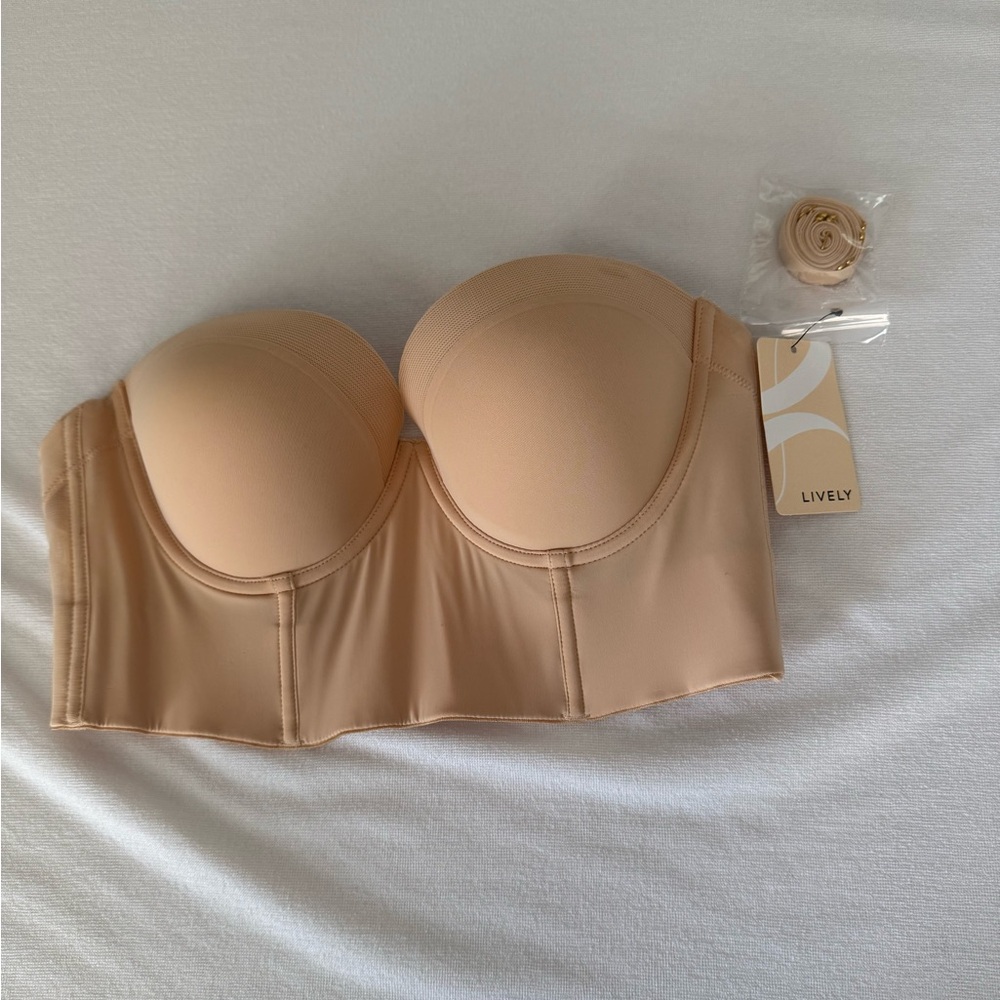 Lively Women's Strapless Bra in Tan